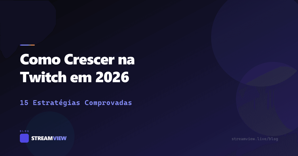 Streamer crescendo sua audiência na Twitch com gráficos de crescimento