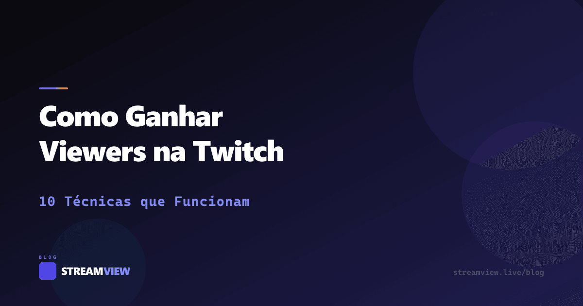 Gráfico de crescimento de viewers na Twitch com seta subindo